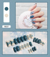 12 Sizes-24 Pcs Press On Nails R001