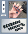12 Sizes-24 Pcs Press On Nails R001