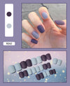 12 Sizes-24 Pcs Press On Nails R041