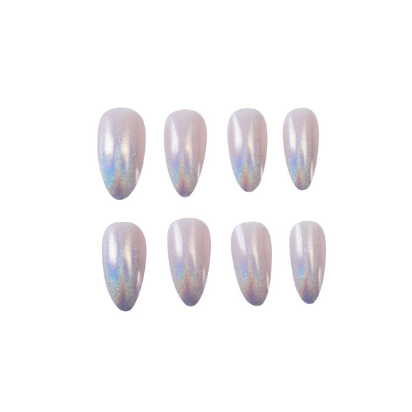 12 Sizes-24 Pcs Press On Nails jp735-laser-ombre