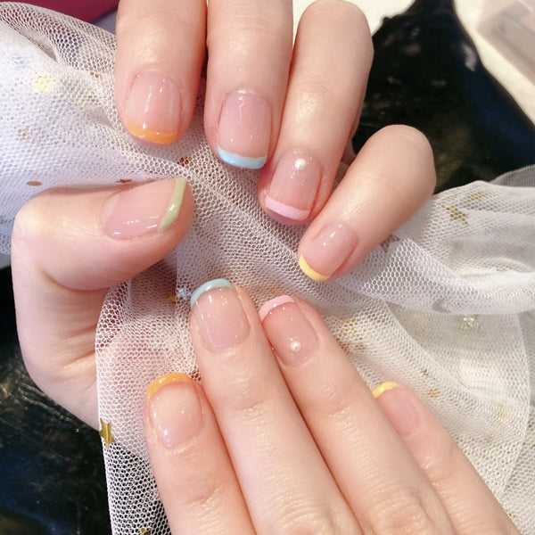 12 Sizes-24 Pcs Press On Nails JP749