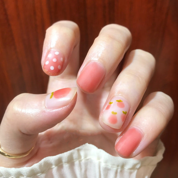 12 Sizes-24 Pcs Press On Nails JP751