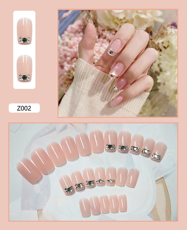 12 Sizes-24 Pcs Press On Nails Z001
