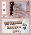 12 Sizes-24 Pcs Press On Nails R041