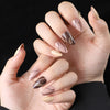 Almond Glossy Medium Press on Nails