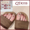12 Sizes-24 Pcs Press On Nails QD62