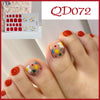 12 Sizes-24 Pcs Press On Nails QD62