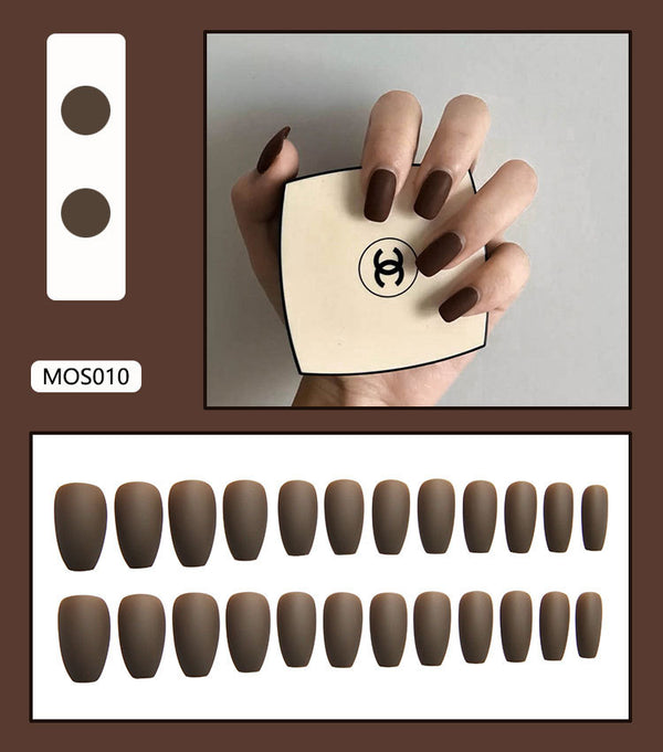 12 Sizes-24 Pcs Press On Nails MOS010
