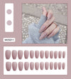 12 Sizes-24 Pcs Press On Nails MOS011