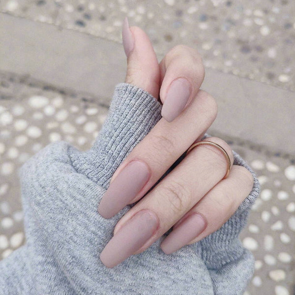 12 Sizes-24 Pcs Press On Nails MOS011