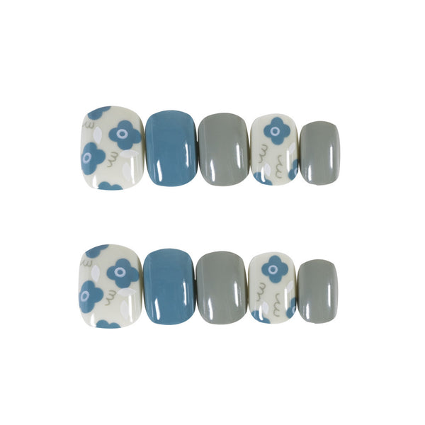 12 Sizes-24 Pcs Press On Nails JP816