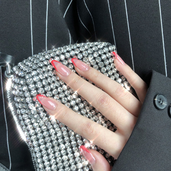 12 Sizes-24 Pcs Press On Nails JP817