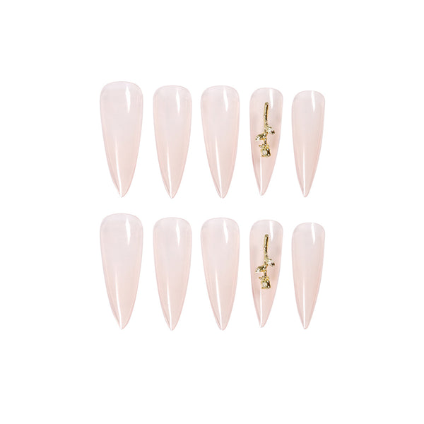12 Sizes-24 Pcs Press On Nails JP826