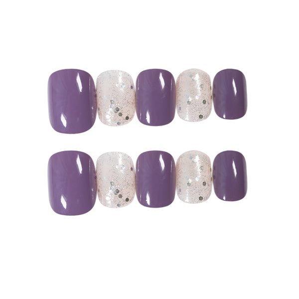 12 Sizes-24 Pcs Press On Nails JP827