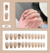 12 Sizes-24 Pcs Press On Nails Z001
