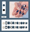 12 Sizes-24 Pcs Press On Nails R081