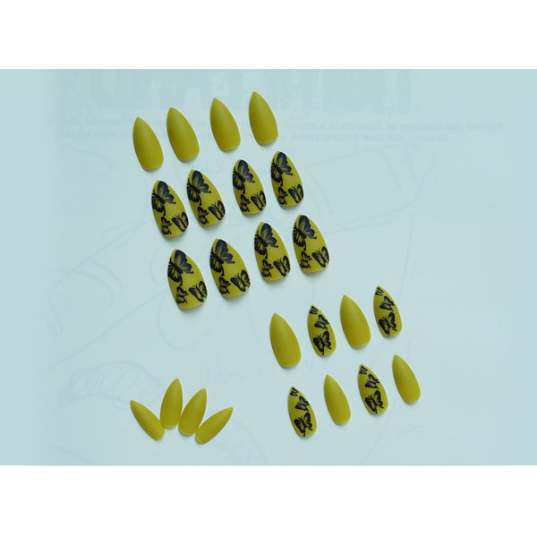 12 Sizes-24 Pcs Press On Nails JP830
