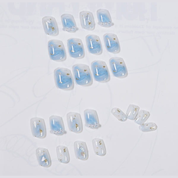 12 Sizes-24 Pcs Press On Nails JP828