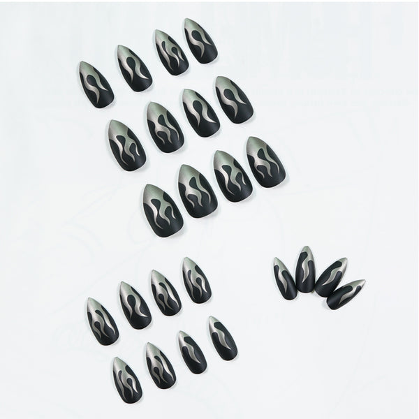 12 Sizes-24 Pcs Press On Nails JP834