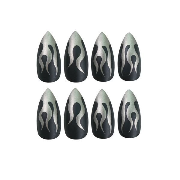 12 Sizes-24 Pcs Press On Nails JP834