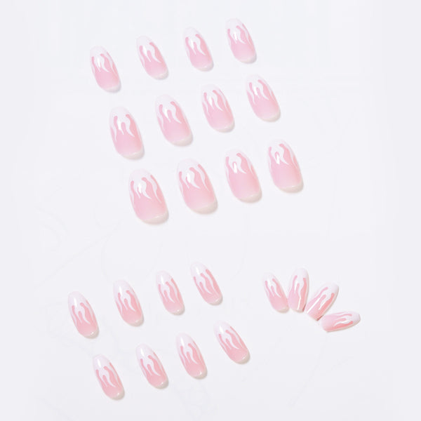 12 Sizes-24 Pcs Press On Nails JP845