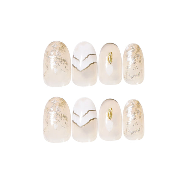 12 Sizes-24 Pcs Press On Nails JP846