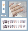 12 Sizes-24 Pcs Press On Nails R081