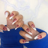 12 Sizes-24 Pcs Press On Nails JP844