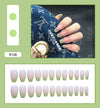 12 Sizes-24 Pcs Press On Nails R106