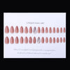 Almond Medium Pink Press on Nails