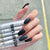 Noir Velvet Press-on Nails