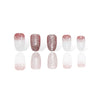 Snow-Kissed Cranberry Press-on Nails