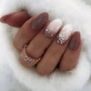 Snow-Kissed Cranberry Press-on Nails