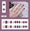 12 Sizes-24 Pcs Press On Nails R081