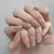 Almond Glossy Medium Oval Pink Press on Nails