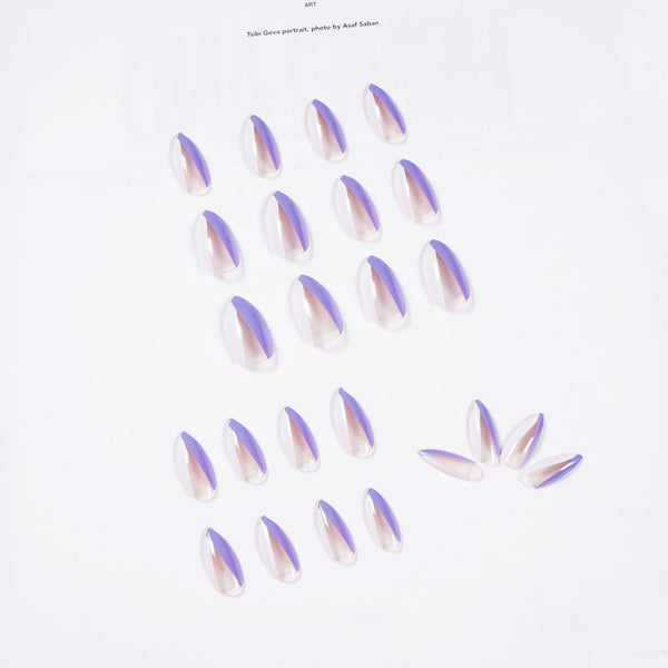 12 Sizes-24 Pcs Press On Nails JP900