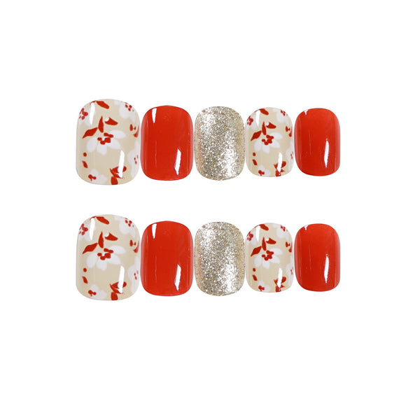 12 Sizes-24 Pcs Press On Nails JP870
