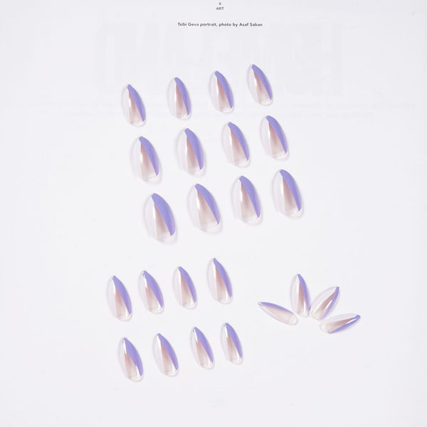 12 Sizes-24 Pcs Press On Nails JP900