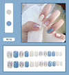 12 Sizes-24 Pcs Press On Nails R081