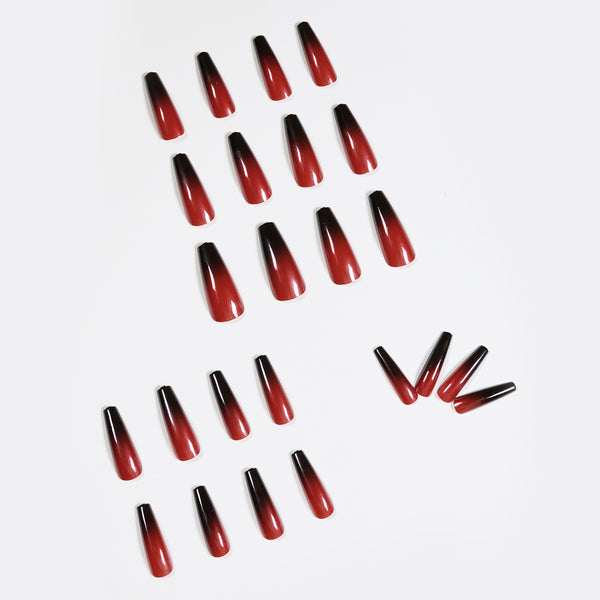 12 Sizes-24 Pcs Press On Nails JP911