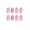 12 Sizes-24 Pcs Press On Nails JP908