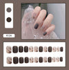 12 Sizes-24 Pcs Press On Nails R121