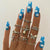 12 Sizes-24 Pcs Press On Nails JP917