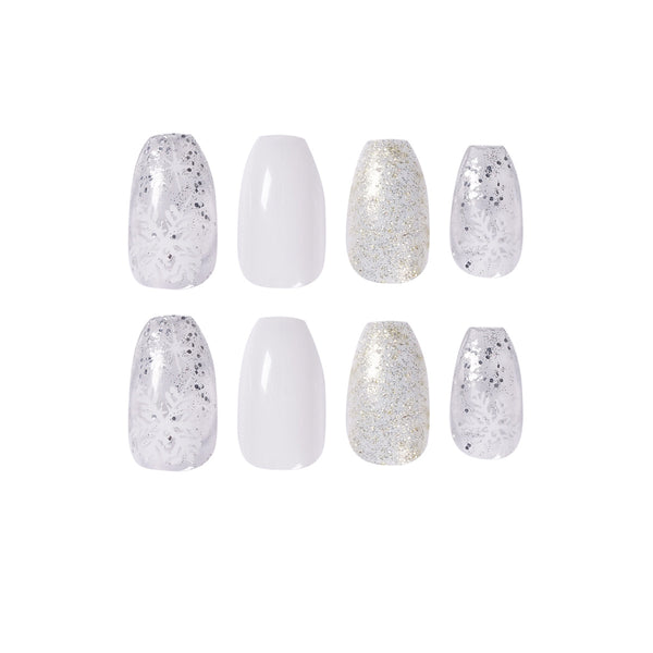 12 Sizes-24 Pcs Press On Nails JP921