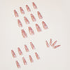 12 Sizes-24 Pcs Press On Nails JP924