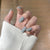 12 Sizes-24 Pcs Press On Nails JP941