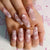 12 Sizes-24 Pcs Press On Nails JP924