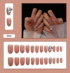 12 Sizes-24 Pcs Press On Nails Z001