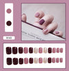 12 Sizes-24 Pcs Press On Nails R121