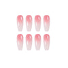 Glossy Long Ombre Pink Press on Nails